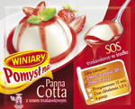 WINIARY POMYSŁ NA âŚ Panna Cotta z sosem truskawkowym