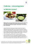 Cukinia – niezastąpiona w letnim menu