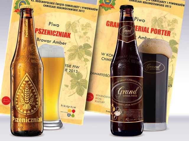 Pszeniczniak i Grand Imperial Porter z Browaru Amber zwyciężają na Chmielakach Krasnostawskich
