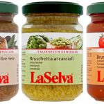 3 rodzaje Brushetty – bruschetta z czarnych oliwek, bruschetta z pomidorów, bruschetta z karczochów