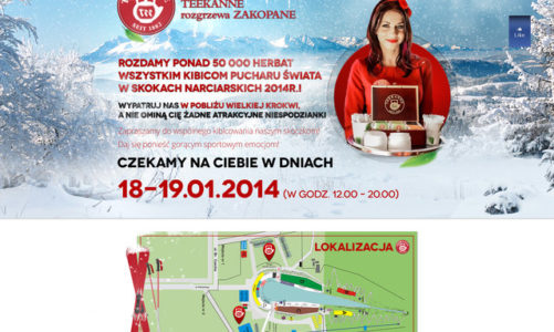 TEEKANNE podniesie temperaturę w Zakopanem! Bijemy rekordy podczas Pucharu Świata w skokach narciarskich.