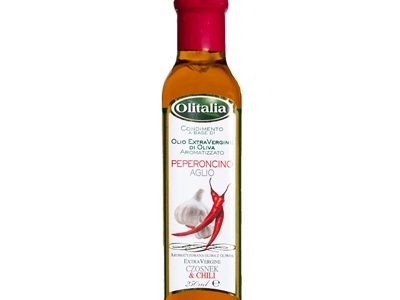 Oliwa z oliwek Extra Vergine z czosnkiem i papryczką chili