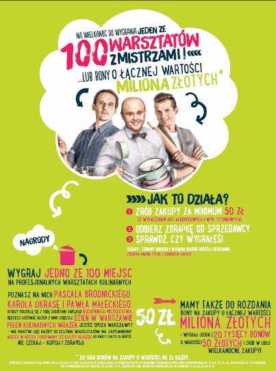 100 warsztatów z kulinarnymi mistrzami