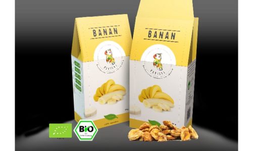 Banany poddane procesowi Puffingu – lekkie, chrupiące przekąska nowej generacji
