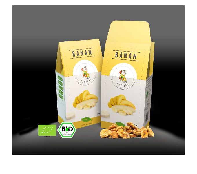 Banany poddane procesowi Puffingu – lekkie, chrupiące przekąska nowej generacji