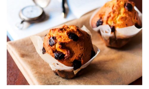 Przepis na jesienne muffiny z suszoną żurawiną