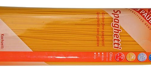 Bezglutenowy makaron kukurydziany spaghetti