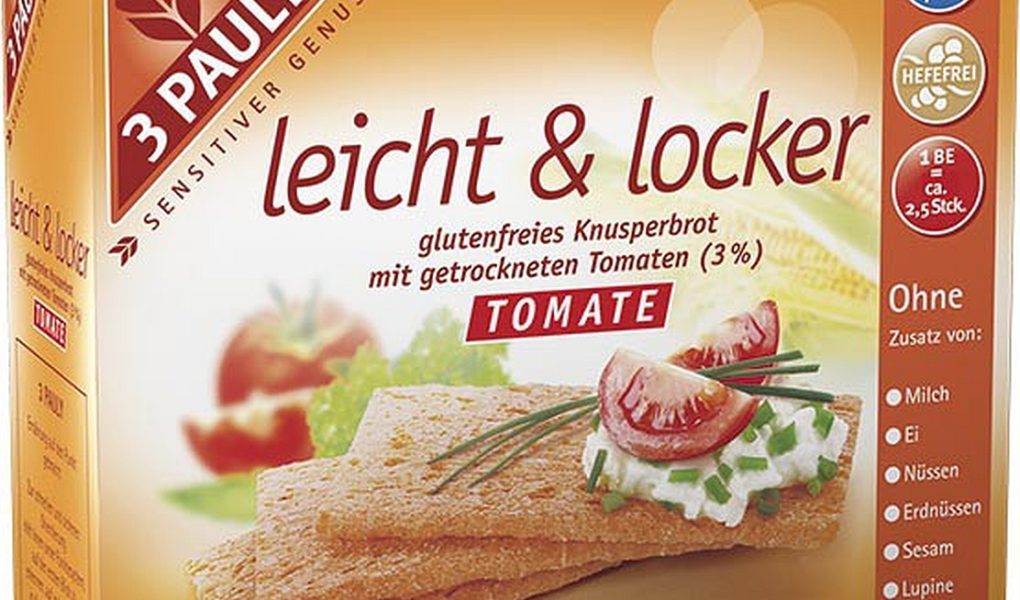 Chlebek chrupki bezglutenowy z pomidorem