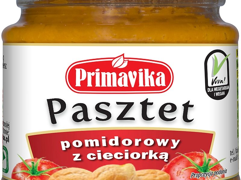 Bezmięsny Pasztet pomidorowy z cieciorką
