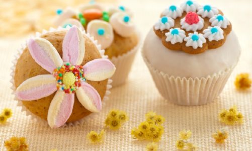 Wiosenne babeczki – zajączki czy kwiatuszki?