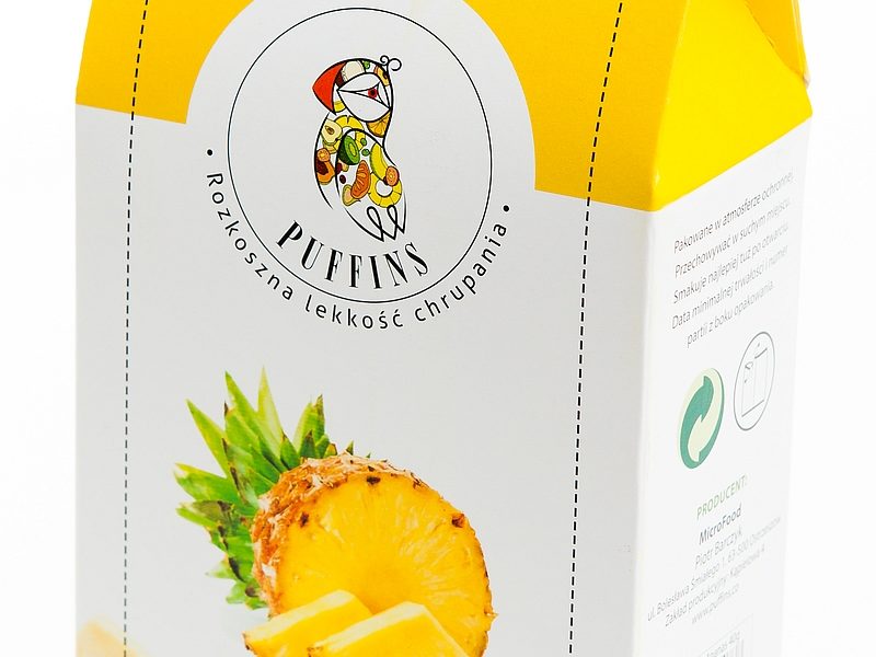 Puffingowany Ananas Puffins