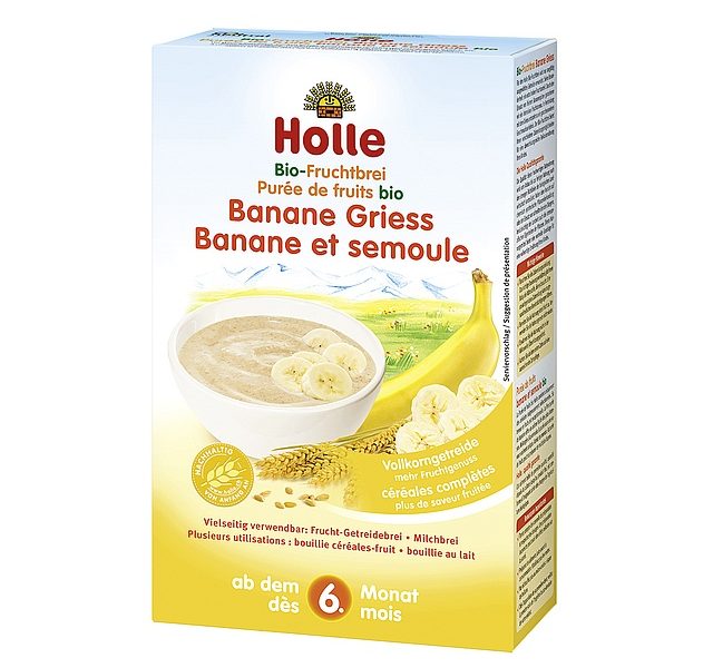 Ekologiczna Kaszka pszenno-bananowa – bez mleka, bez cukru