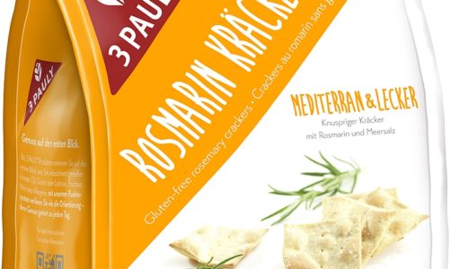 Bezglutenowe Krakersy z rozmarynem