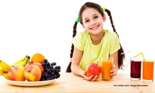 Pięć porcji warzyw i owoców w codziennej diecie dzieci