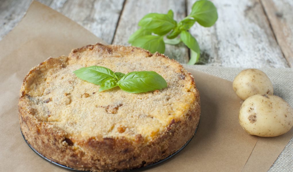 Neapolitański przysmak ciasto ziemniaczane