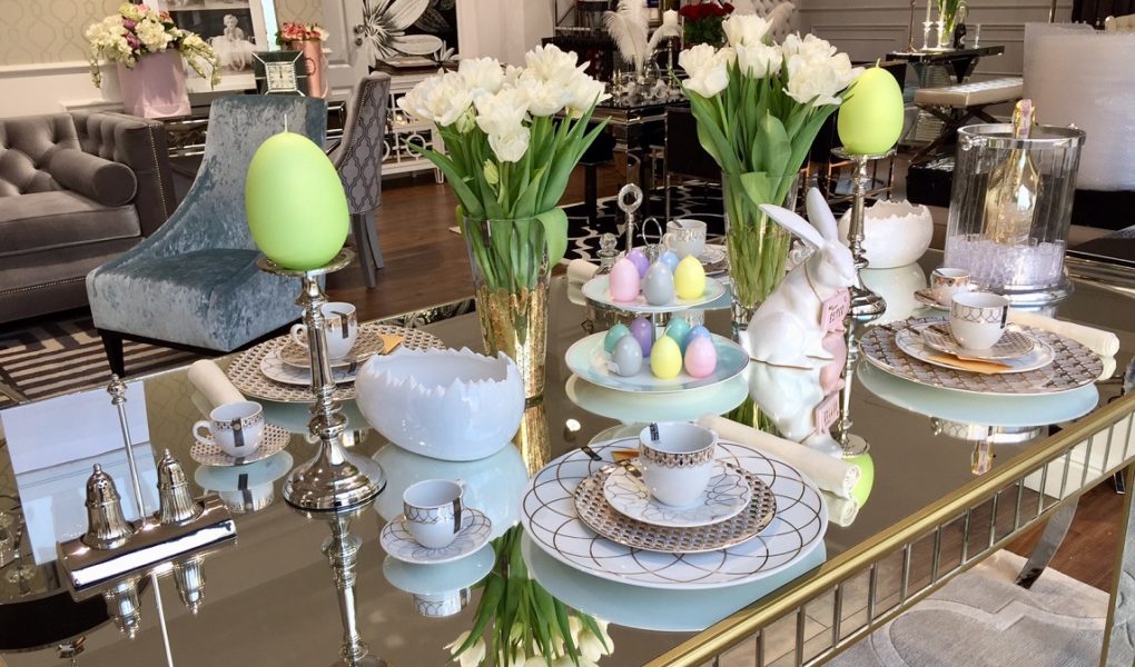 WIELKANOCNY STĂŁ W STYLU MODERN GLAMOUR