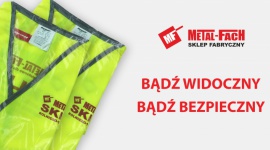 „Bądź widoczny – bądź bezpieczny”. Akcja sklepu Metal-Fach Rolnictwo, BIZNES - ​Kamizelki odblaskowe ułatwiające zachowanie bezpieczeństwa na drodze trafiły do kilkunastu podlaskich szkół.
