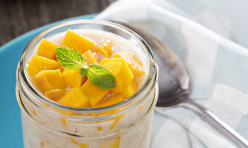 Deser ryżowy z mango