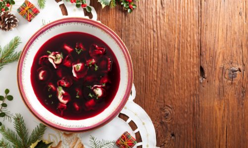 Aromatyczny wigilijny barszcz czerwony