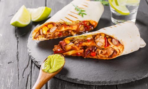 Azjatycki twist – teriyaki burrito