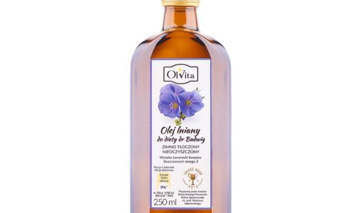 Olej lniany do diety dr Budwig zimno tłoczony