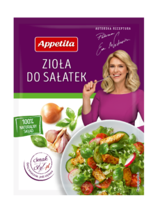 Apetycznie przyprawiona sałatka – Zioła do sałatek Appetita z linii Ewy Wachowicz
